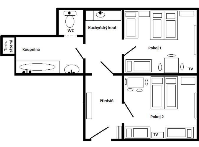 Apartmány Karlštejn Exterior foto